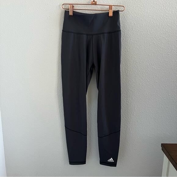 Adidas Aero Ready Gray Active Legging Small - Picture 1 of 7